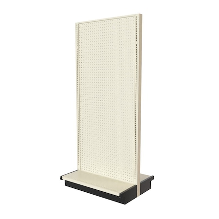 Lozier Gondola Double Sided Starter, Platinum Off-White, 36W x 84H x 13D P383V-ST